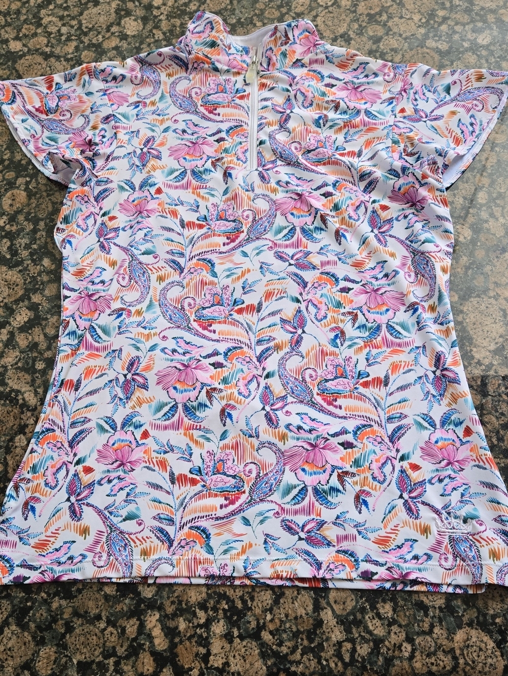 KASTEL Denmark Pink Riding Top with Crown Logo